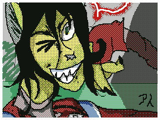 Stork from Storm Hawks, done as art trade